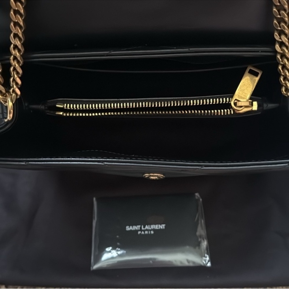 Saint Laurent Loulou Small YSL Shoulder Bag in Quilted Leather Gold Hardware - Picture 10 of 16